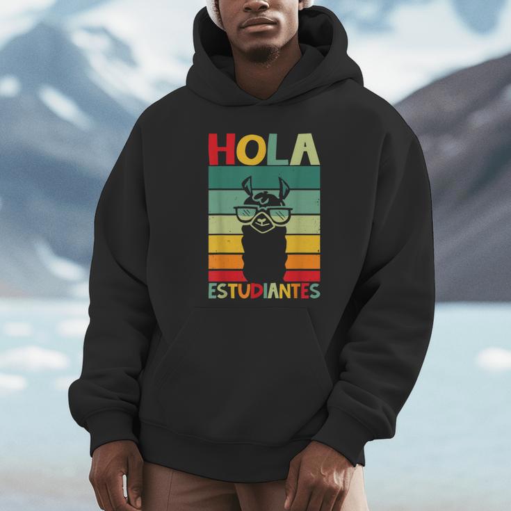 Hola Estudiantes Spanish Teacher Back To School 2025 Unisex Hoodie, novelty gifts, funny gifts Hola Estudiantes Spanish Teacher Back To School 2025 Unisex Hoodie, novelty gifts, funny gifts
