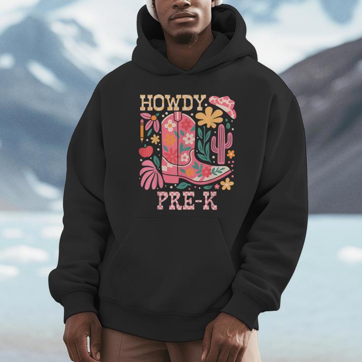 Howdy Pre-K Cowgirls Teacher Back To School Unisex Hoodie, novelty gifts, funny gifts Howdy Pre-K Cowgirls Teacher Back To School Unisex Hoodie, novelty gifts, funny gifts