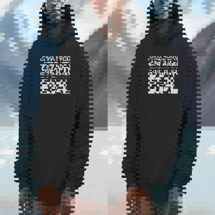 Ich Hab Daschonerstanden 面白いドイツ語の言葉 長袖tシャツ パーカー