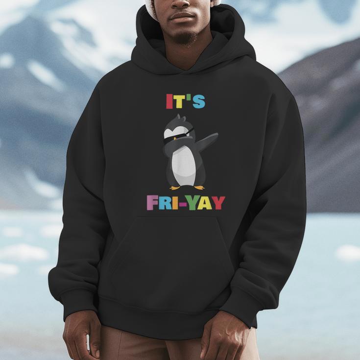 It's Fri-Yay Dabbing Penguin Friday Weekend Teacher Student Unisex Hoodie, novelty gifts, funny gifts It's Fri-Yay Dabbing Penguin Friday Weekend Teacher Student Unisex Hoodie, novelty gifts, funny gifts