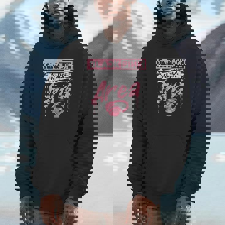 K-Pop 韓国ポップファッション ブラック ピンク 韓国 K-Pop好き向け パーカー