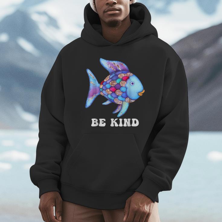 Be Kind Rainbow Fish Teacher Life Teaching Back To School Unisex Hoodie, novelty gifts, funny gifts Be Kind Rainbow Fish Teacher Life Teaching Back To School Unisex Hoodie, novelty gifts, funny gifts