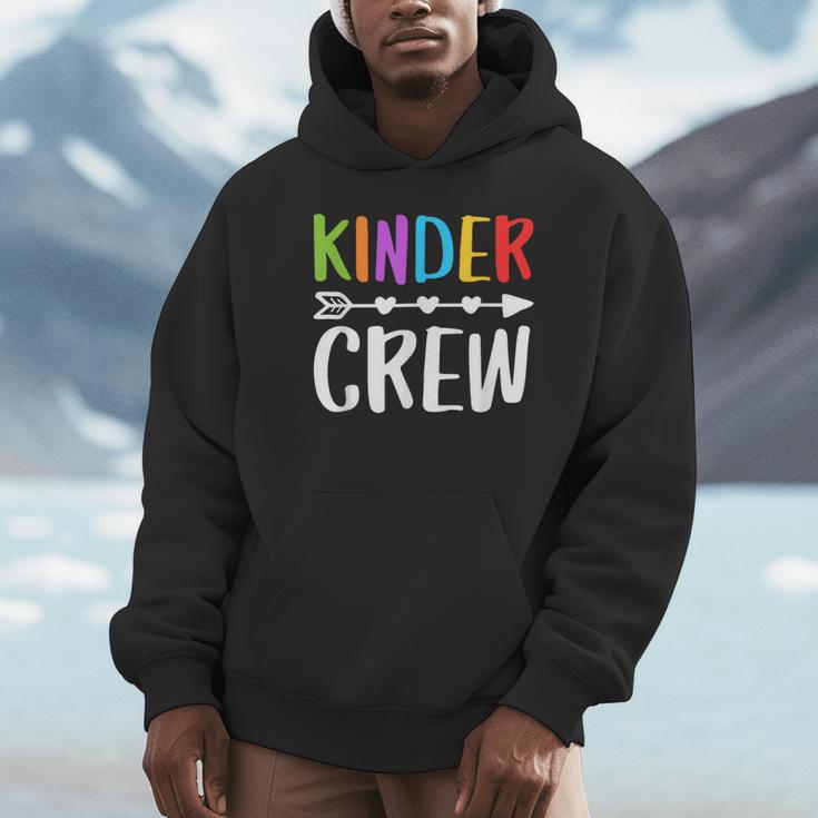 Kinder Crew Shirt Kindergarten Boy Girl Student Teacher Unisex Hoodie, novelty gifts, funny gifts