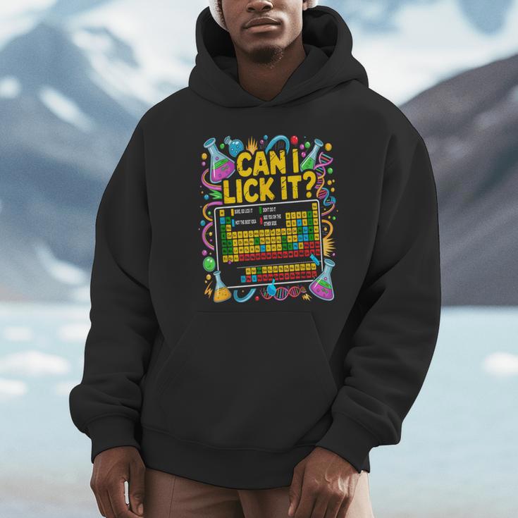 Can I Lick It Periodic Table Science Teacher Men Women Unisex Hoodie, novelty gifts, funny gifts
