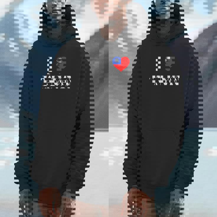 I Love Heart 台湾国旗 台湾 台湾 プライド Roc 台北 パーカー