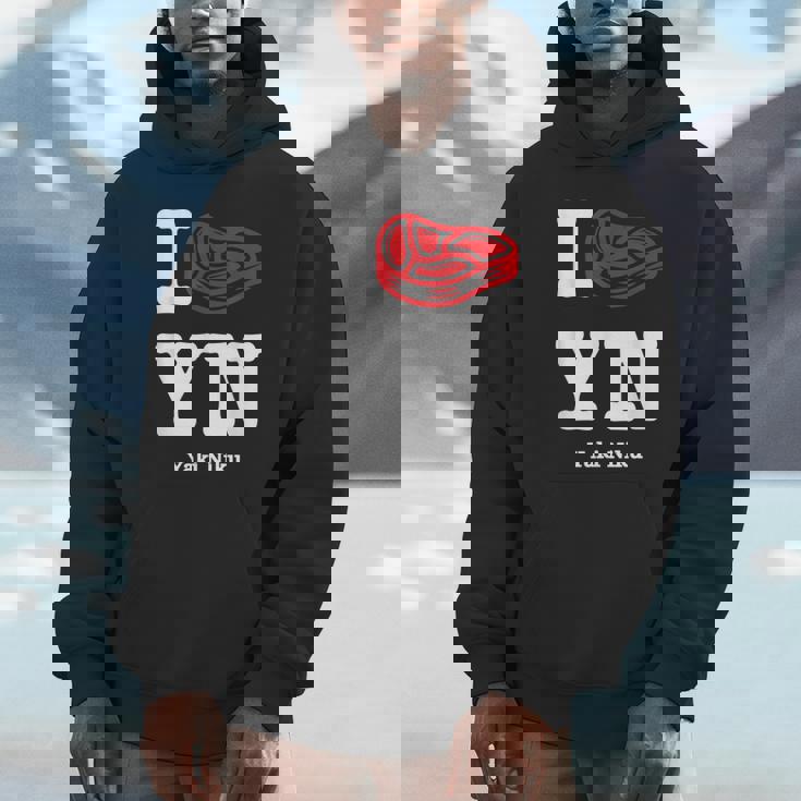 I Love Yakiniku Bbq 日本バーベキュー グルメ ユーモア ガールズ 大 パーカー