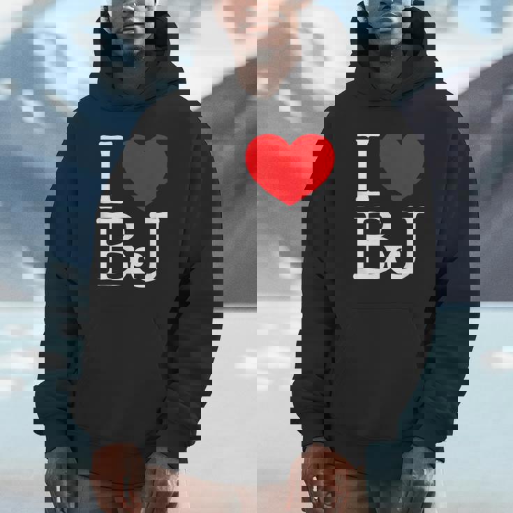 I Love ハート Bj パーカー
