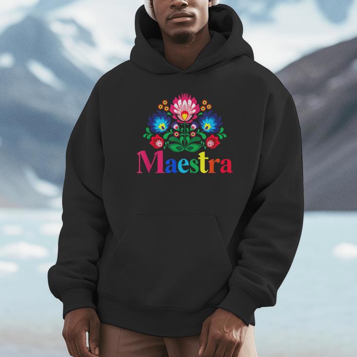 Maestra Proud Spanish Teacher Bilingual Teacher Latina Unisex Hoodie, novelty gifts, funny gifts Maestra Proud Spanish Teacher Bilingual Teacher Latina Unisex Hoodie, novelty gifts, funny gifts