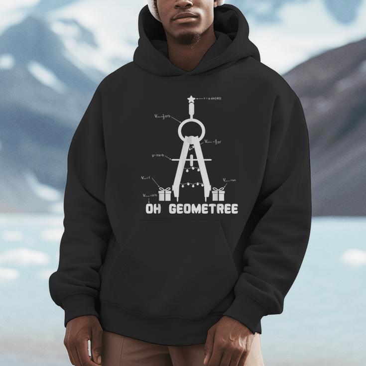 Oh Geometree Math Teacher Geometry Christmas Tree For Men Women Kids Unisex Hoodie, novelty gifts, funny gifts