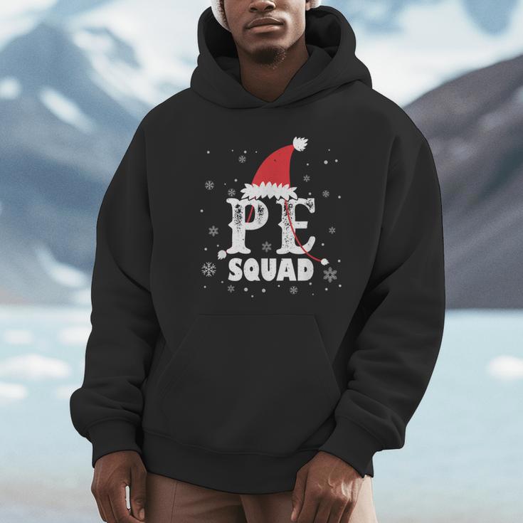 PE Squad Christmas PE Teacher Matching Xmas Unisex Hoodie, novelty gifts, funny gifts PE Squad Christmas PE Teacher Matching Xmas Unisex Hoodie, novelty gifts, funny gifts