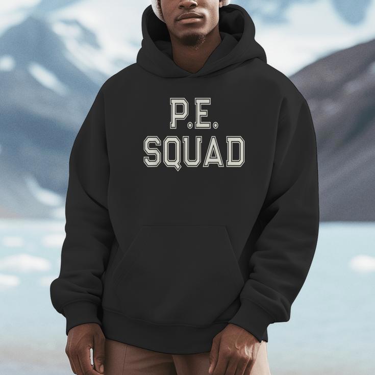 PE SQUAD Physical Education PE Teacher Team Kids Gym Crew Unisex Hoodie, novelty gifts, funny gifts PE SQUAD Physical Education PE Teacher Team Kids Gym Crew Unisex Hoodie, novelty gifts, funny gifts