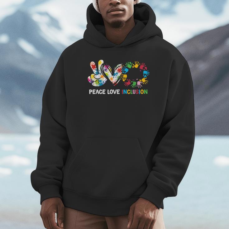 Peace Love Inclusion Sped Squad Special-Ed Teacher Daycare Unisex Hoodie, novelty gifts, funny gifts Peace Love Inclusion Sped Squad Special-Ed Teacher Daycare Unisex Hoodie, novelty gifts, funny gifts