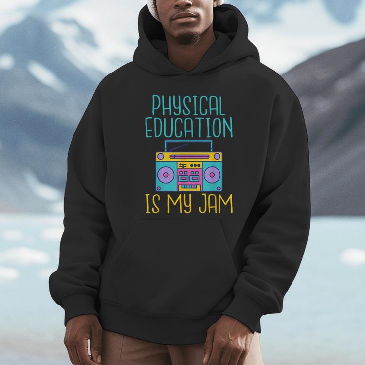 Physical Education Is My Jam PE Teacher Unisex Hoodie, novelty gifts, funny gifts
