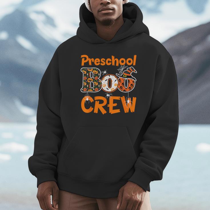 Preschool Boo Crew Halloween Teachers Students Costume Unisex Hoodie, novelty gifts, funny gifts