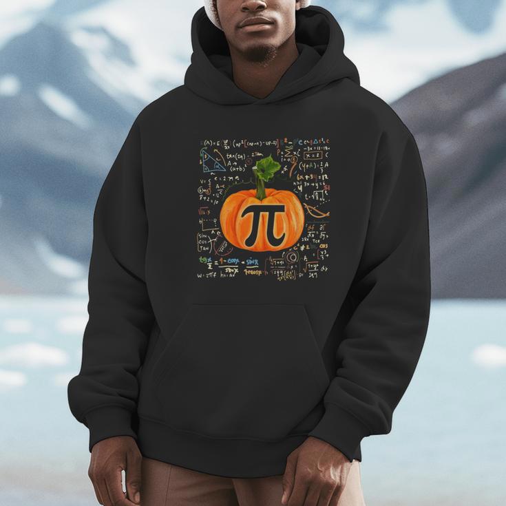 Pumpkin Pi Math Teacher Halloween Pumpkin Pi Unisex Hoodie, novelty gifts, funny gifts
