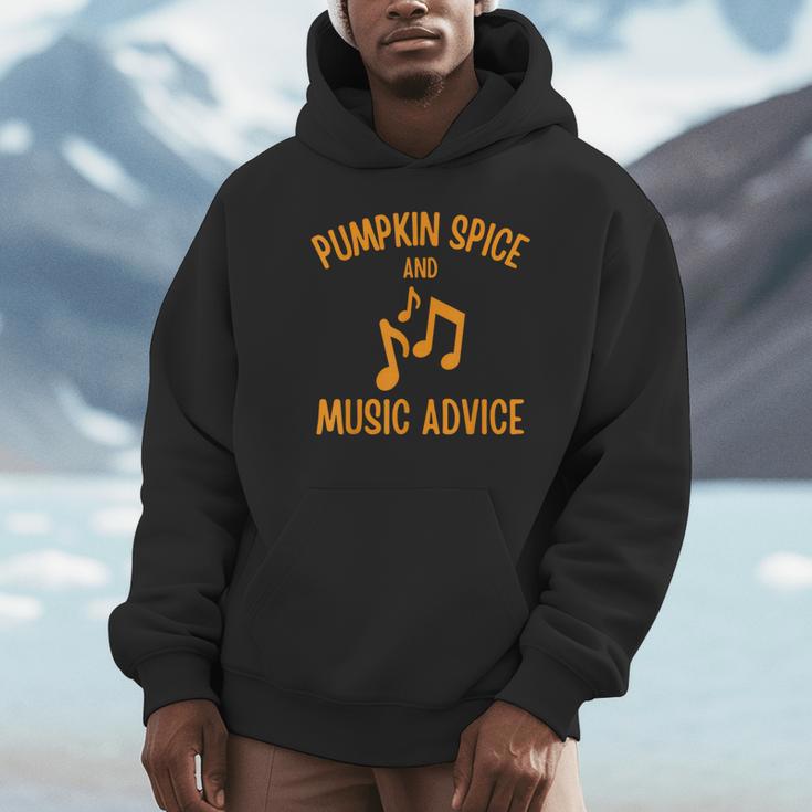 Pumpkin Spice And Music Advice Music Teacher Halloween Unisex Hoodie, novelty gifts, funny gifts Pumpkin Spice And Music Advice Music Teacher Halloween Unisex Hoodie, novelty gifts, funny gifts