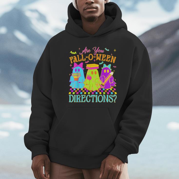 Retro Are You Falloween Direction Teacher Spooky Halloween Unisex Hoodie, novelty gifts, funny gifts Retro Are You Falloween Direction Teacher Spooky Halloween Unisex Hoodie, novelty gifts, funny gifts