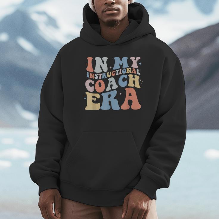 Retro Groovy In My Instructional Coach Era Teacher Unisex Hoodie, novelty gifts, funny gifts Retro Groovy In My Instructional Coach Era Teacher Unisex Hoodie, novelty gifts, funny gifts