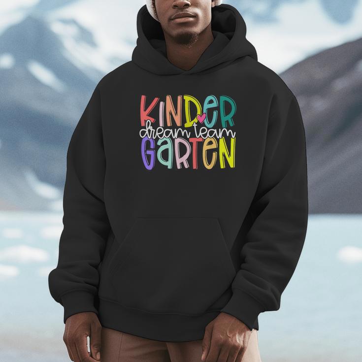 Retro Kindergarten Dream Team Back To School Teacher Kids Unisex Hoodie, novelty gifts, funny gifts Retro Kindergarten Dream Team Back To School Teacher Kids Unisex Hoodie, novelty gifts, funny gifts
