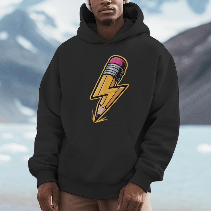 Retro Pencil Pencil Back To School Teacher Student Unisex Hoodie, novelty gifts, funny gifts