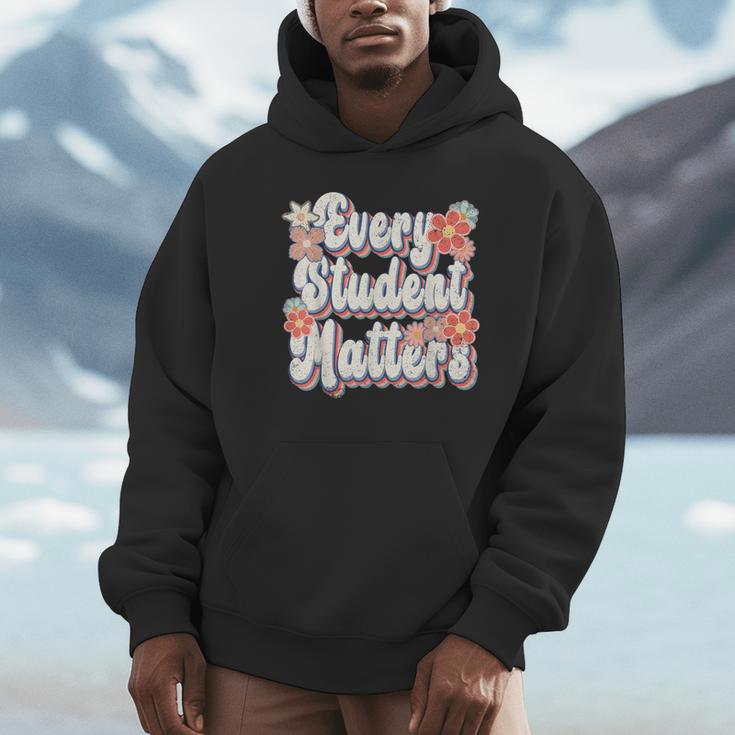 Retro Vintage Every Student Matters Teacher Paraprofessional Unisex Hoodie, novelty gifts, funny gifts Retro Vintage Every Student Matters Teacher Paraprofessional Unisex Hoodie, novelty gifts, funny gifts
