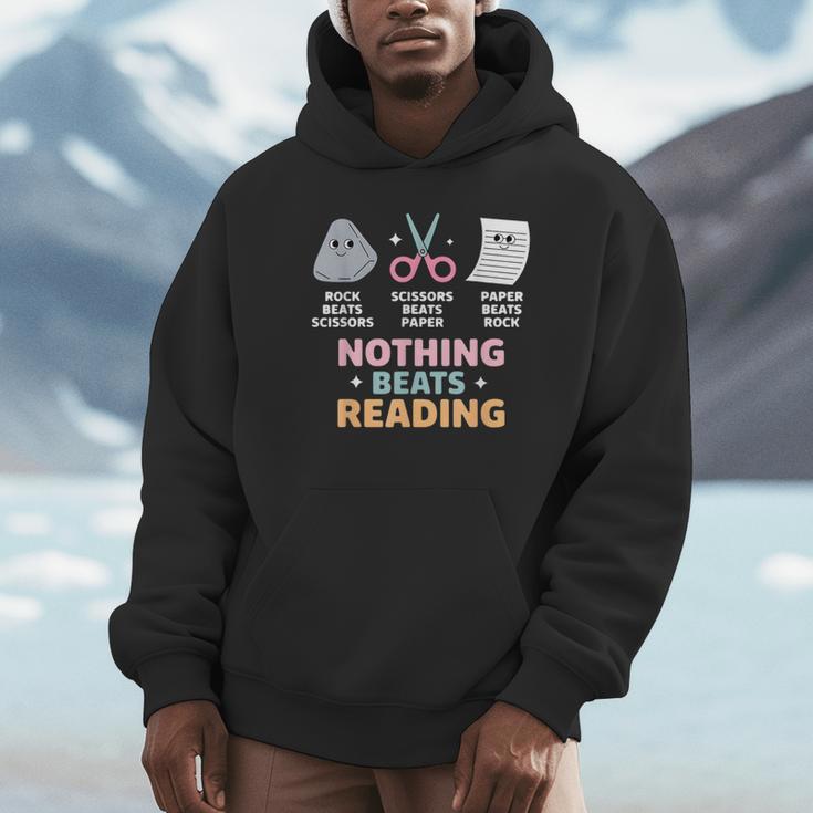 Rock Paper Scissors Teacher Librarian Nothing Beats Reading Unisex Hoodie, novelty gifts, funny gifts Rock Paper Scissors Teacher Librarian Nothing Beats Reading Unisex Hoodie, novelty gifts, funny gifts
