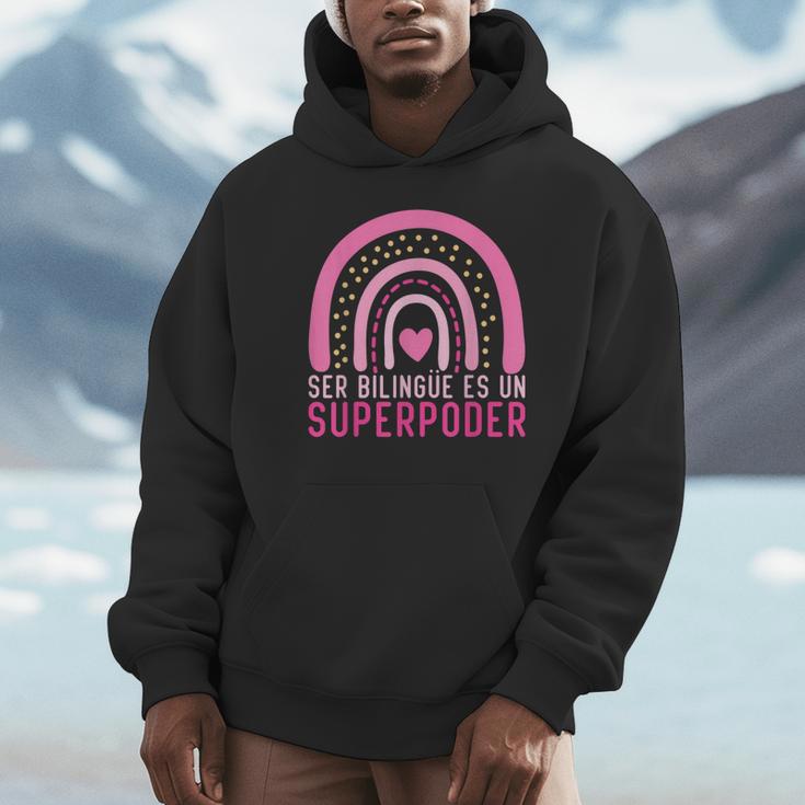 Ser Bilingue Es Un Superpoder Spanish Teacher Esl Teacher Unisex Hoodie, novelty gifts, funny gifts Ser Bilingue Es Un Superpoder Spanish Teacher Esl Teacher Unisex Hoodie, novelty gifts, funny gifts