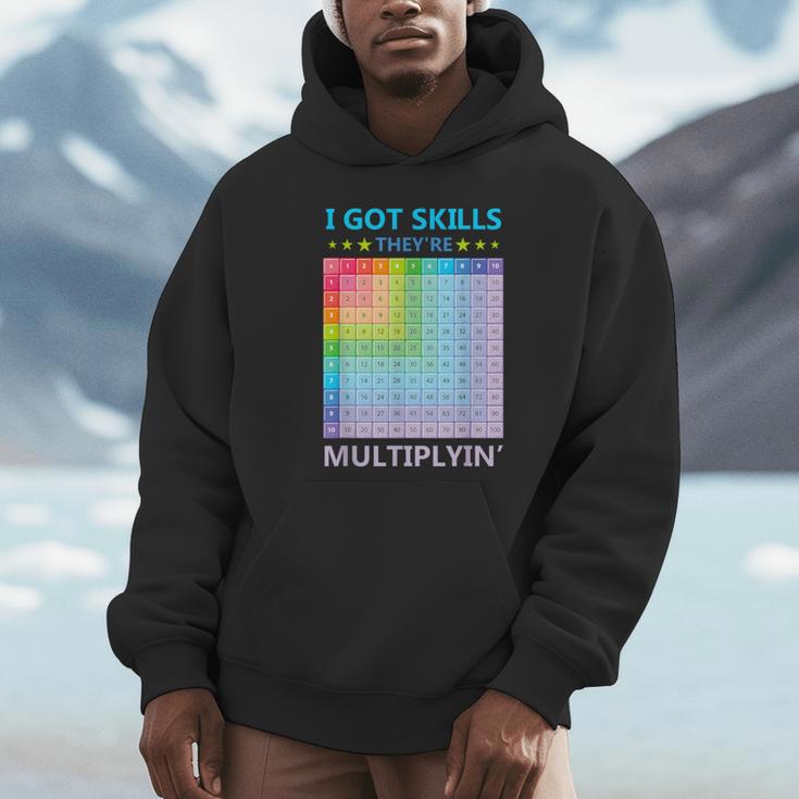 I Got Skills They'Re Multiplying Math Teacher Students Unisex Hoodie, novelty gifts, funny gifts I Got Skills They'Re Multiplying Math Teacher Students Unisex Hoodie, novelty gifts, funny gifts