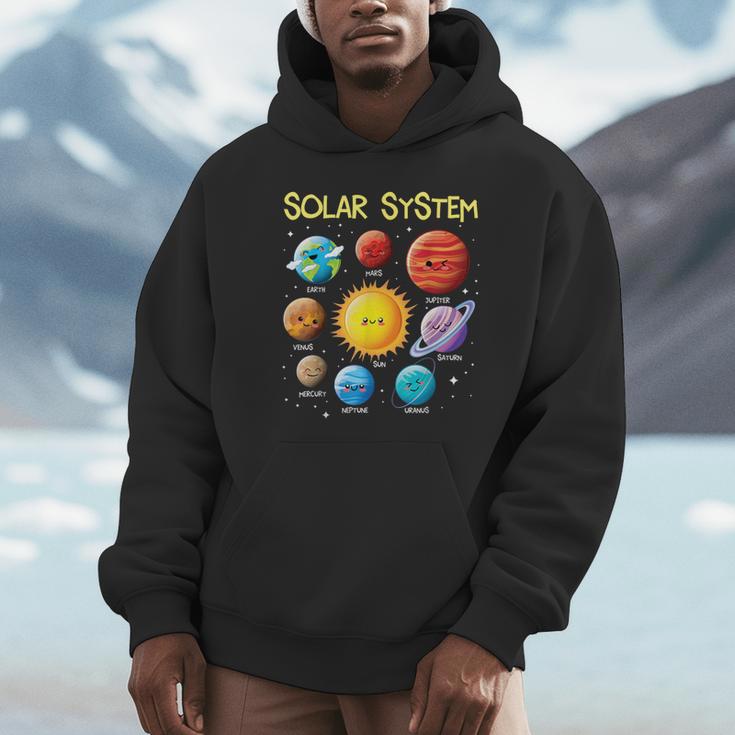 Solar System Cute Face Planets Space Science Teacher School Unisex Hoodie, novelty gifts, funny gifts Solar System Cute Face Planets Space Science Teacher School Unisex Hoodie, novelty gifts, funny gifts