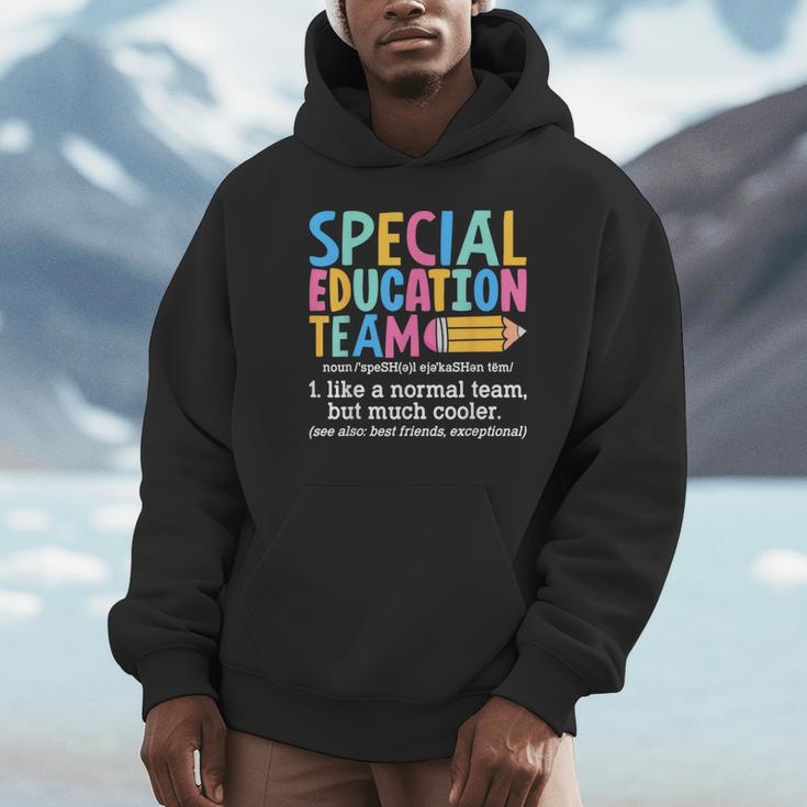 Special Education Team Definition Retro Ed Team Crew Teacher Unisex Hoodie, novelty gifts, funny gifts Special Education Team Definition Retro Ed Team Crew Teacher Unisex Hoodie, novelty gifts, funny gifts