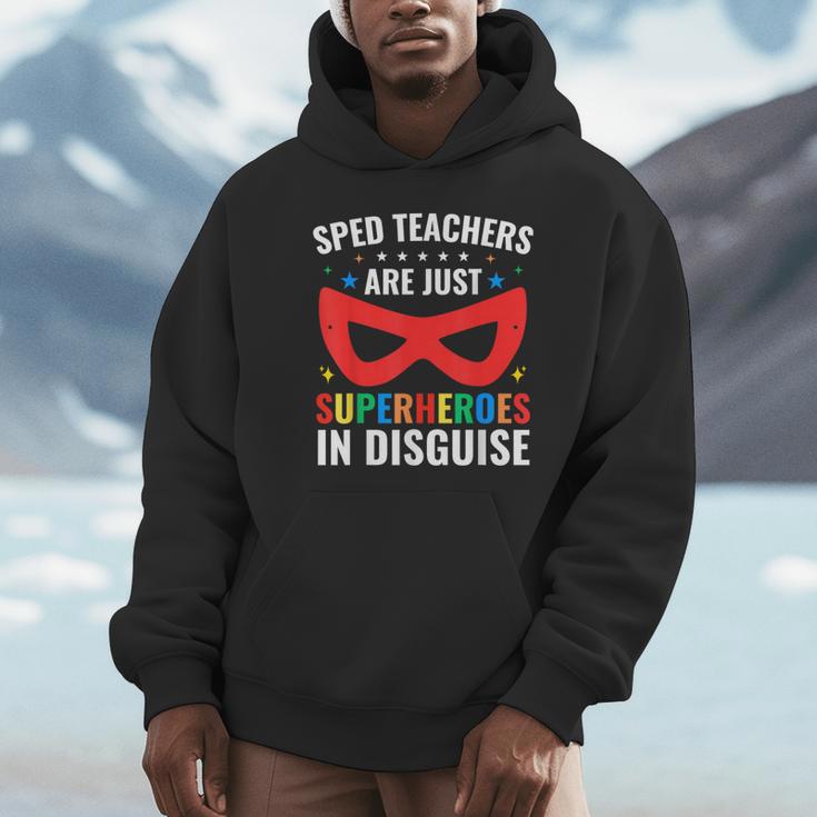 SPED Teacher Are Just Superheroes Disguise Special Education Unisex Hoodie, novelty gifts, funny gifts SPED Teacher Are Just Superheroes Disguise Special Education Unisex Hoodie, novelty gifts, funny gifts