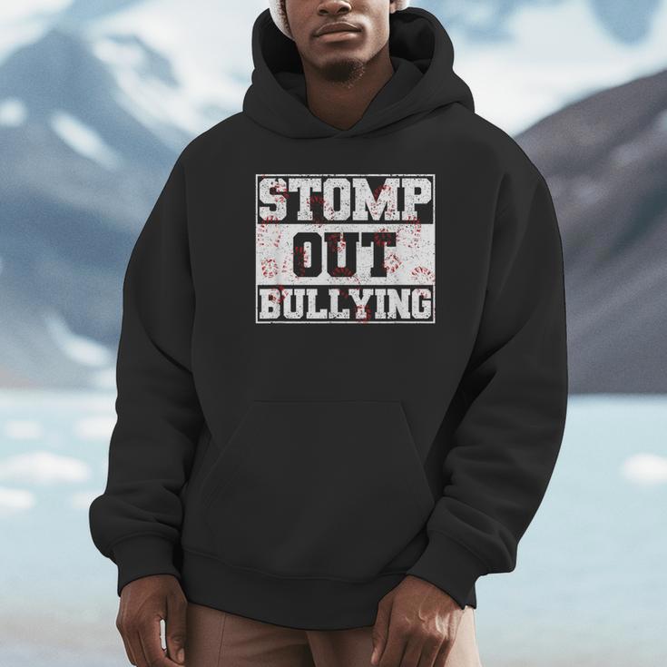 Stomp Out Bullying Back To School Education Teacher Unisex Hoodie, novelty gifts, funny gifts