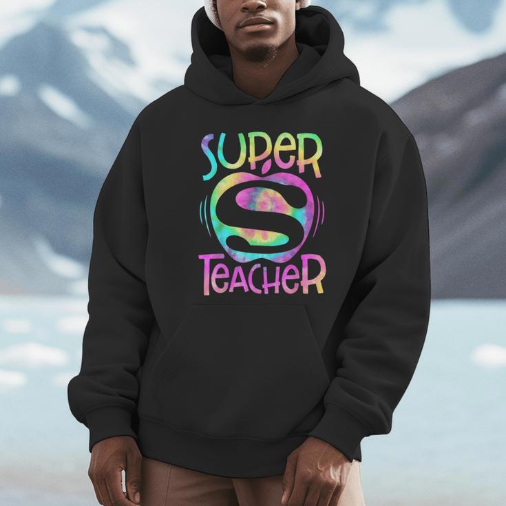 Super Teacher Back To School Apple Tie Dye First Day Unisex Hoodie, novelty gifts, funny gifts Super Teacher Back To School Apple Tie Dye First Day Unisex Hoodie, novelty gifts, funny gifts