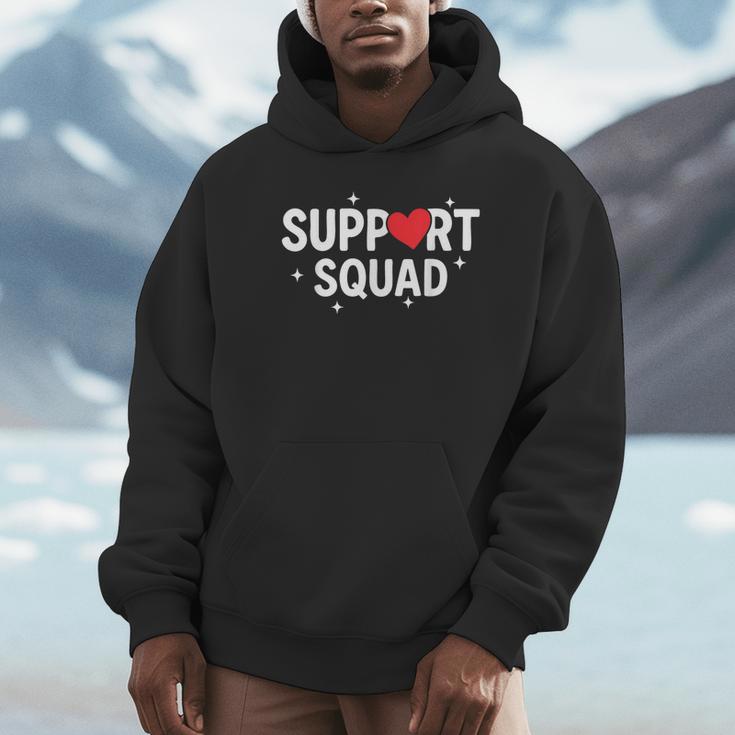 Support Squad Cute Heart Supportive Teacher Team Member Unisex Hoodie, novelty gifts, funny gifts Support Squad Cute Heart Supportive Teacher Team Member Unisex Hoodie, novelty gifts, funny gifts