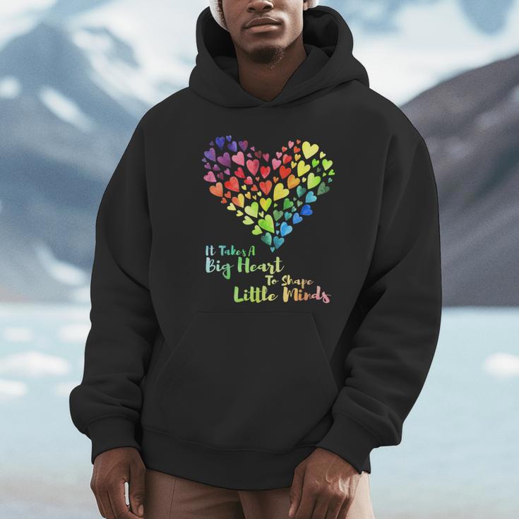 It Takes A Big Heart To Shape Little Minds Teacher Student Men Women Kids Unisex Hoodie, novelty gifts, funny gifts It Takes A Big Heart To Shape Little Minds Teacher Student Men Women Kids Unisex Hoodie, novelty gifts, funny gifts