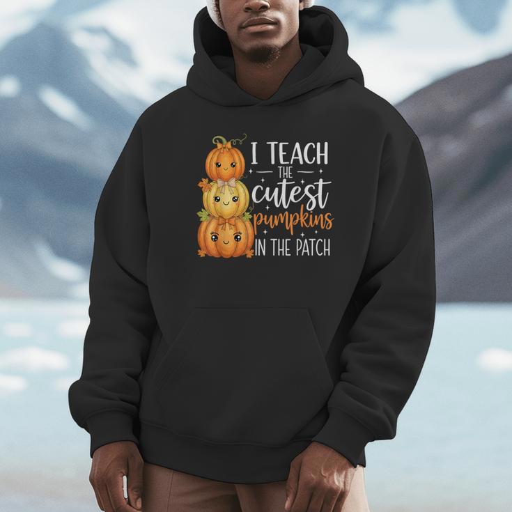 I Teach The Cutest Pumpkins In The Patch Fall Autumn Teacher Unisex Hoodie, novelty gifts, funny gifts I Teach The Cutest Pumpkins In The Patch Fall Autumn Teacher Unisex Hoodie, novelty gifts, funny gifts