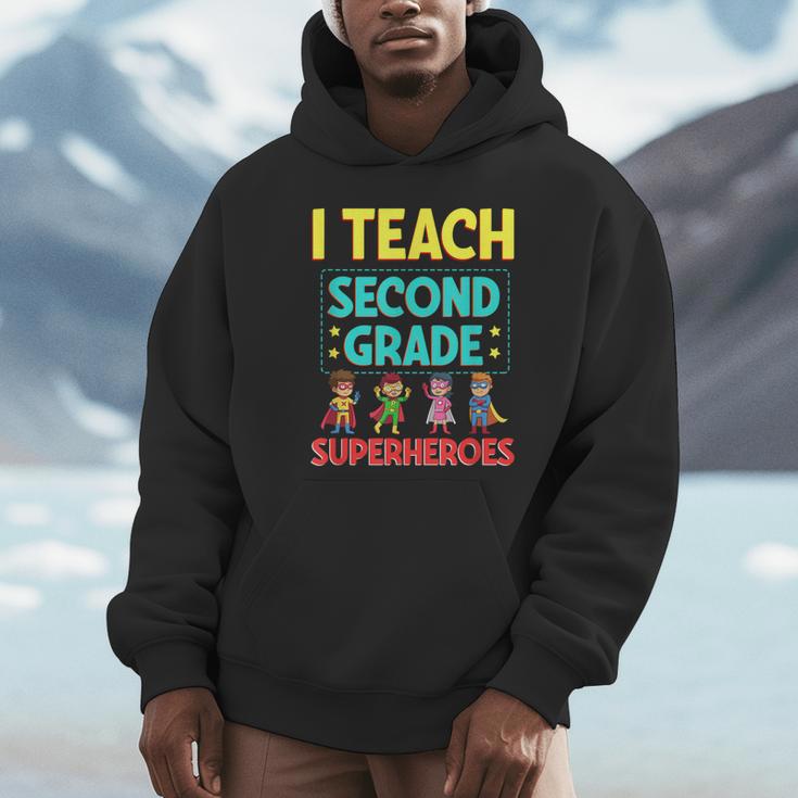 I Teach Second Grade Superheroes Teacher Superhero Unisex Hoodie, novelty gifts, funny gifts I Teach Second Grade Superheroes Teacher Superhero Unisex Hoodie, novelty gifts, funny gifts