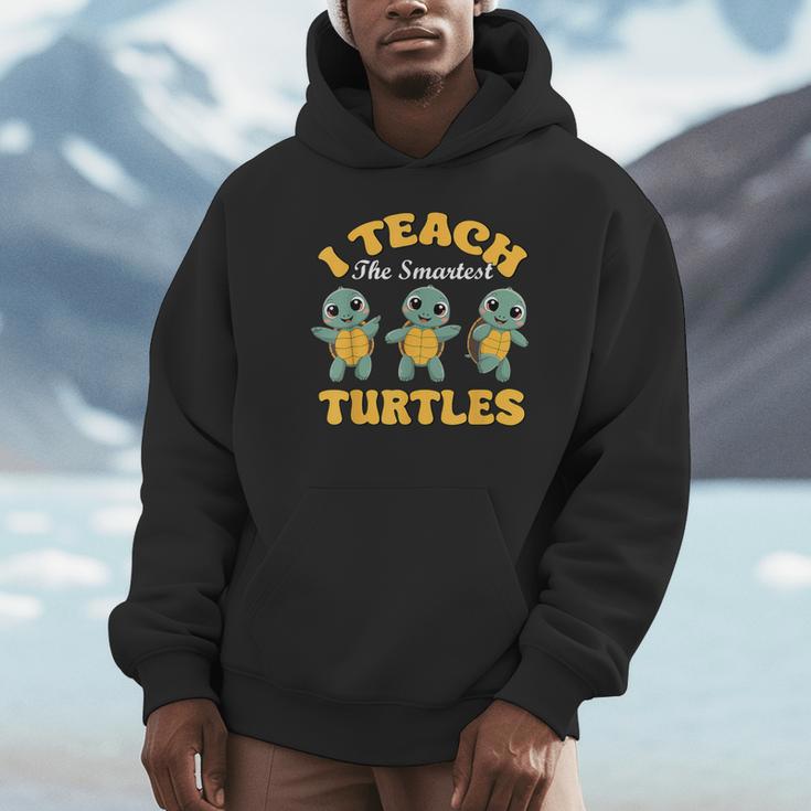 I Teach The Smartest Turtles Thanksgiving Proud Teacher Job Unisex Hoodie, novelty gifts, funny gifts I Teach The Smartest Turtles Thanksgiving Proud Teacher Job Unisex Hoodie, novelty gifts, funny gifts