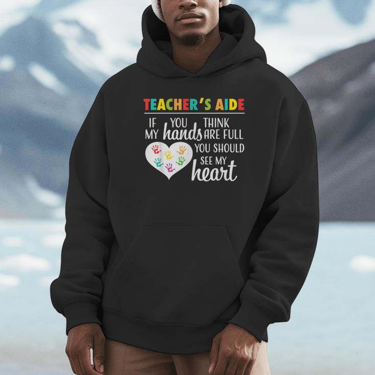 Teacher Aide Appreciation Cute Heart Tee For Women Unisex Hoodie, novelty gifts, funny gifts