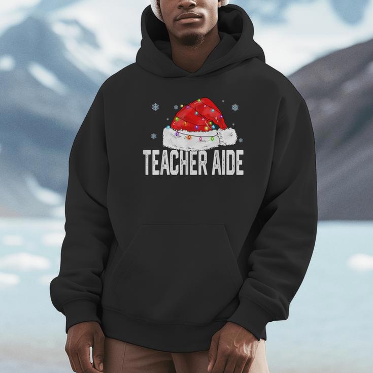 Teacher Aide Christmas Women Family Matching Group Xmas Unisex Hoodie, novelty gifts, funny gifts