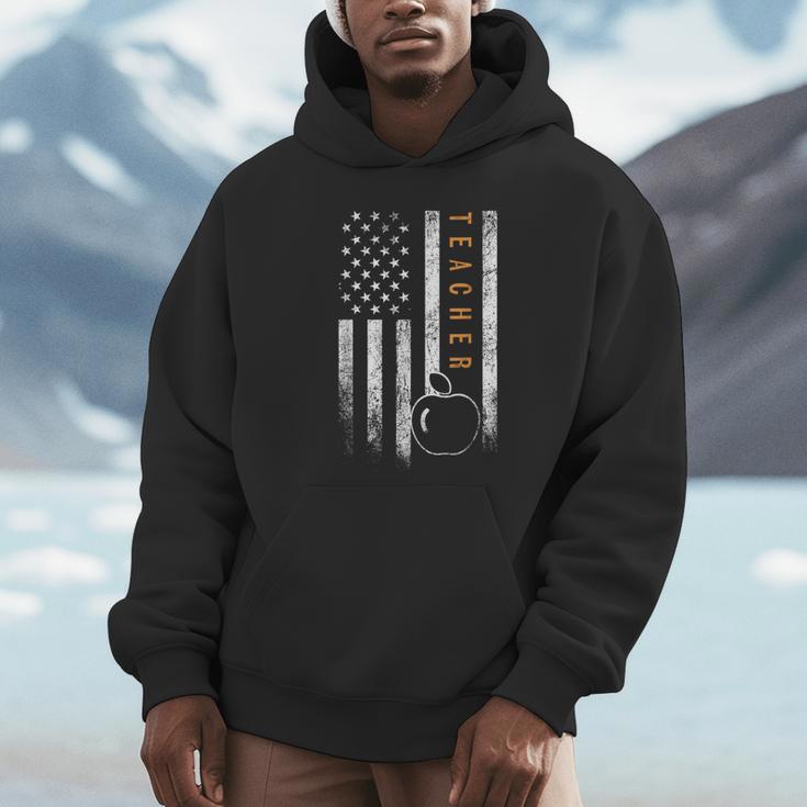 Teacher American Flag Teacher's Day Teaching Unisex Hoodie, novelty gifts, funny gifts Teacher American Flag Teacher's Day Teaching Unisex Hoodie, novelty gifts, funny gifts