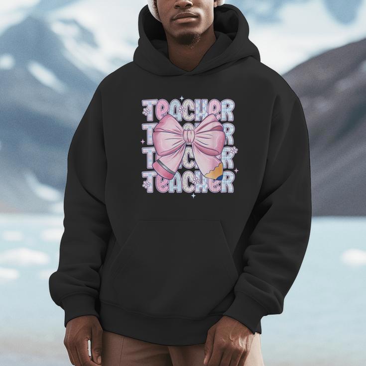 Teacher Bow Pencil Flowers Teacher Back To School Unisex Hoodie, novelty gifts, funny gifts Teacher Bow Pencil Flowers Teacher Back To School Unisex Hoodie, novelty gifts, funny gifts
