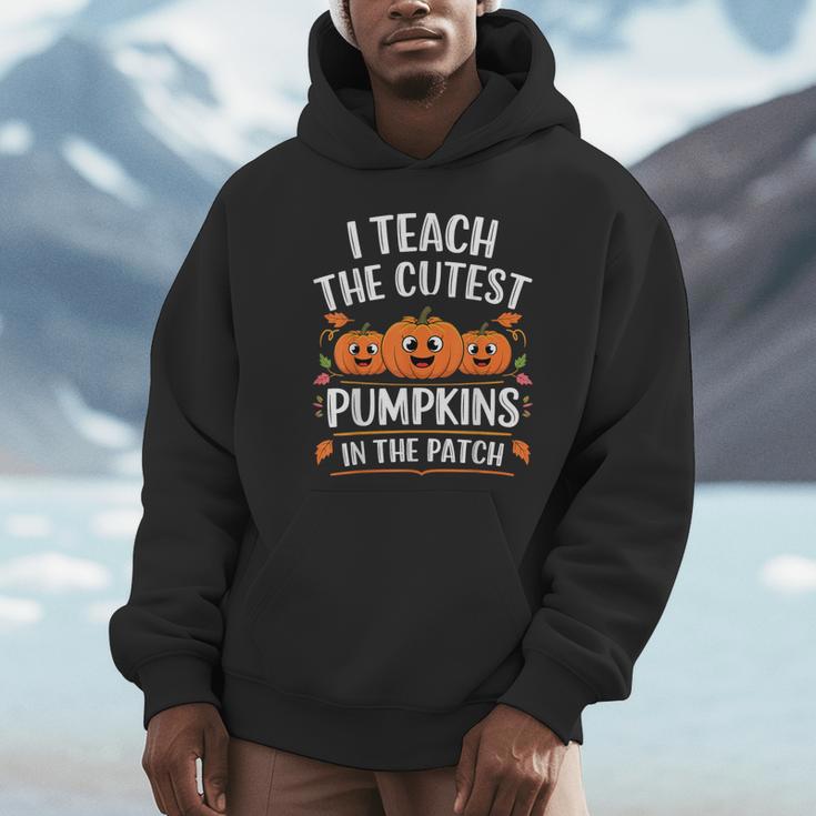 Teacher Halloween I Teach The Cutest Pumpkins In The Patch Unisex Hoodie, novelty gifts, funny gifts Teacher Halloween I Teach The Cutest Pumpkins In The Patch Unisex Hoodie, novelty gifts, funny gifts