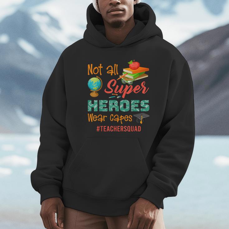 Teacher Not All Superheroes Wear Capes Teacher Squad Unisex Hoodie, novelty gifts, funny gifts Teacher Not All Superheroes Wear Capes Teacher Squad Unisex Hoodie, novelty gifts, funny gifts