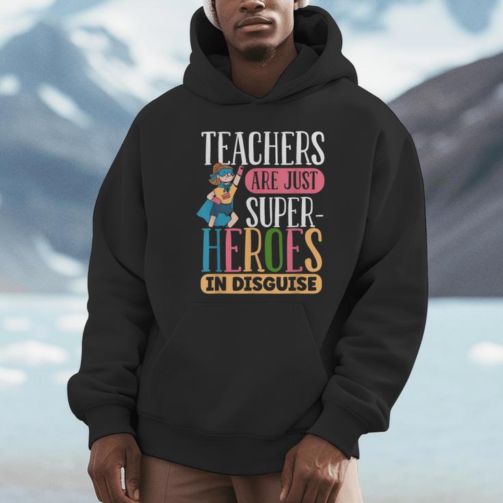 Teachers Are Just Superheroes In Disguise Back To School Unisex Hoodie, novelty gifts, funny gifts Teachers Are Just Superheroes In Disguise Back To School Unisex Hoodie, novelty gifts, funny gifts
