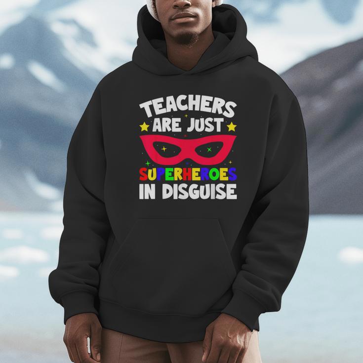 Teachers Are Just Superheroes In Disguise School Unisex Hoodie, novelty gifts, funny gifts Teachers Are Just Superheroes In Disguise School Unisex Hoodie, novelty gifts, funny gifts
