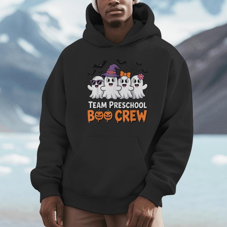 Team Preschool Boo Crew Halloween Teacher Student Costume Unisex Hoodie, novelty gifts, funny gifts