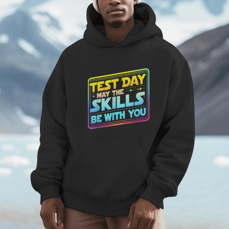 Testing Day Test Day May The Skills Be With You Teacher Unisex Hoodie, novelty gifts, funny gifts Testing Day Test Day May The Skills Be With You Teacher Unisex Hoodie, novelty gifts, funny gifts