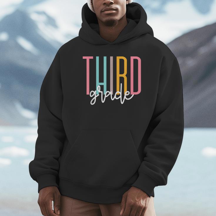 Third Grade Girls Boys Teacher Team 3rd Grade Squad Unisex Hoodie, novelty gifts, funny gifts