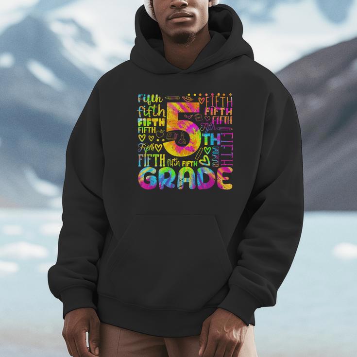 Tie Dye 5th Grade Typography Team Fifth Grade Teacher For Men Women Girls Kids Unisex Hoodie, novelty gifts, funny gifts Tie Dye 5th Grade Typography Team Fifth Grade Teacher For Men Women Girls Kids Unisex Hoodie, novelty gifts, funny gifts